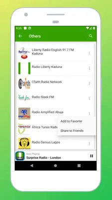 Radio Nigeria + Radio FM AM android App screenshot 1