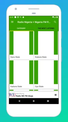 Radio Nigeria + Radio FM AM android App screenshot 3